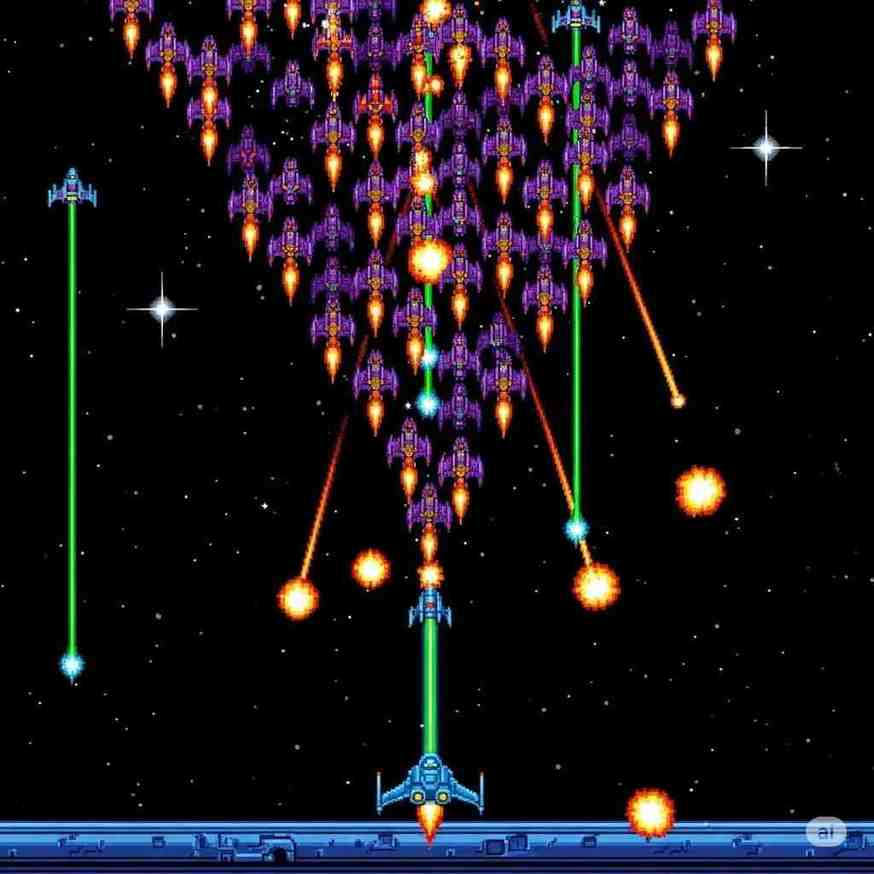 Galaga screenshot