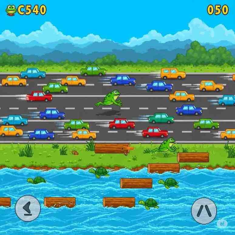 Frogger screenshot